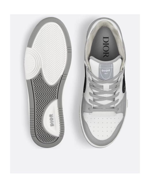 Dior White Homme B57 Low-Top Sneakers for men