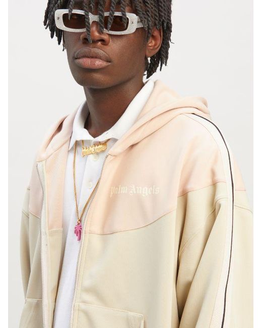 Palm Angels Natural Two-Tone Hooded Jacket for men