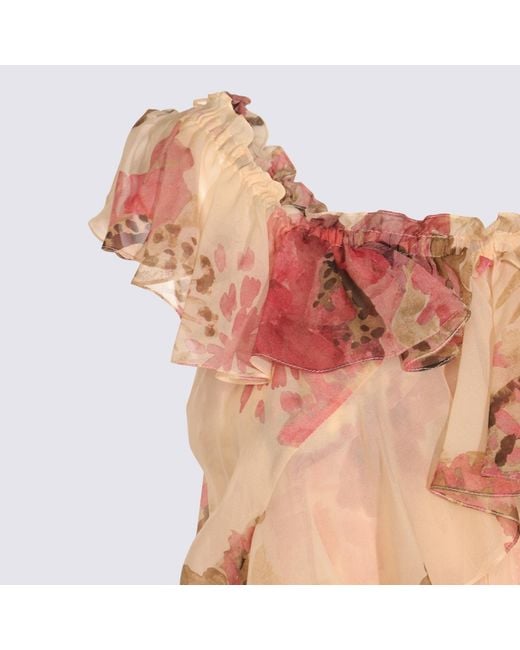 Céline Pink Patterned Dress