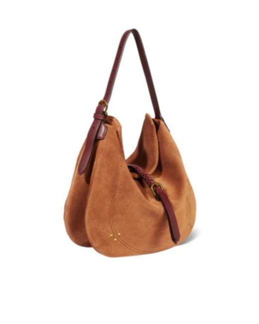 Jérôme Dreyfuss Brown Luis Shoulder Bag Adjustable Strap