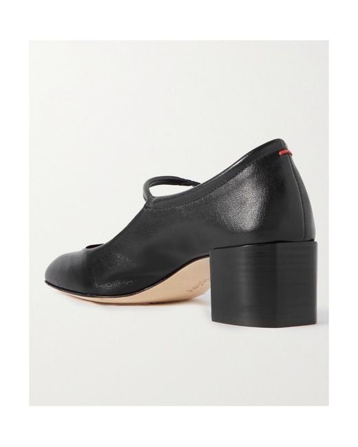 Aeyde Black Aline 45Mm Leather Pumps