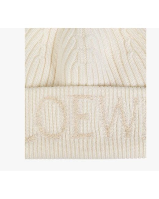 Loewe White Beanie