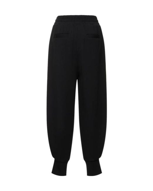 Varley Black Wide Pants With Ribbed Hem