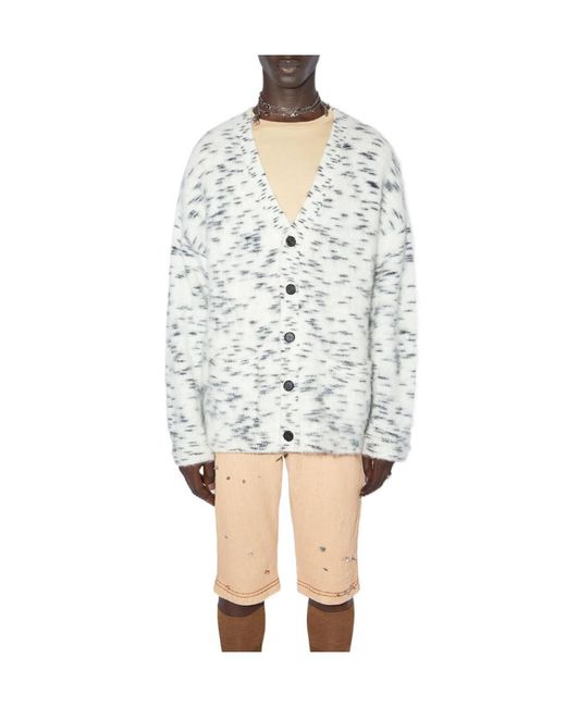 Acne Gray Button Cardigan