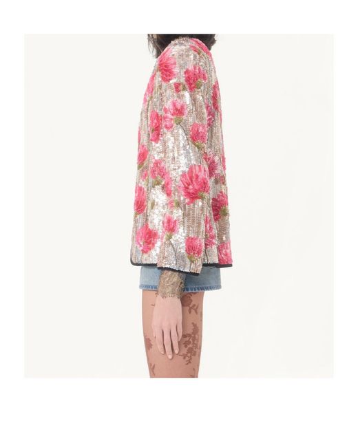 Valentino Pink Long-Sleeve Jacket