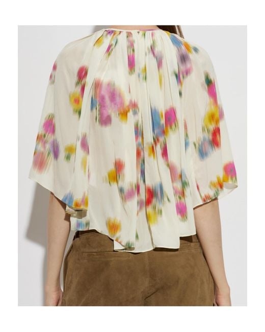 Isabel Marant White Patterned Top