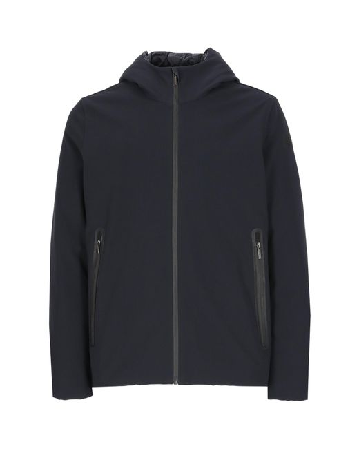 Rrd Blue Zip-Up Straight Hem Down Jacket for men