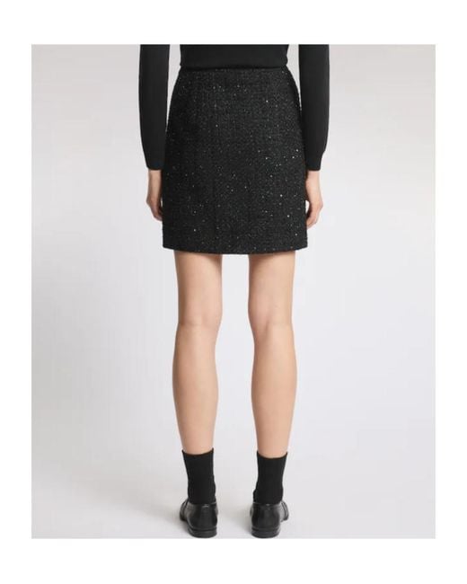 Fay Black Short Skirt