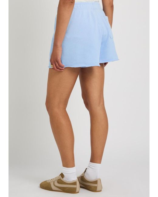 Polo Ralph Lauren Blue Logo-Embroidered Cotton-Blend Shorts
