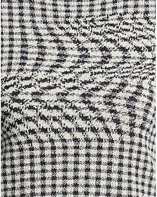 MM6 by Maison Margiela Black Knitted Short-Sleeved Top