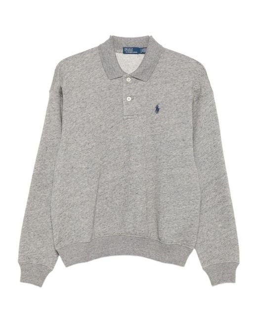 Polo Ralph Lauren Gray Polo Pony Sweatshirt