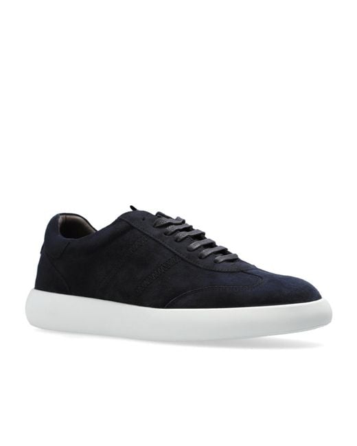 Brioni Black Olympia Suede Sneakers for men