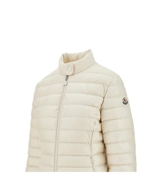 Moncler Natural Igelle Zip-Up Padded Jacket