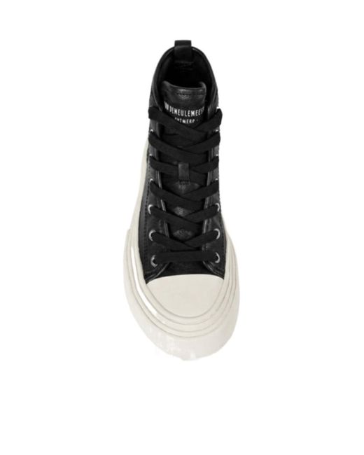 Ann Demeulemeester Black Ycke Vulcanised Sneakers for men