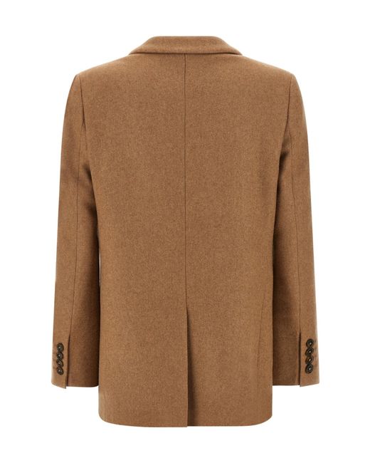 Blazé Milano Brown Blazé Milano Everyday Double-Breasted Blazer