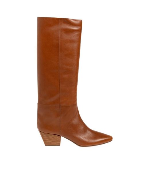 Forte_forte Brown Pointed-Toe Tall Boots