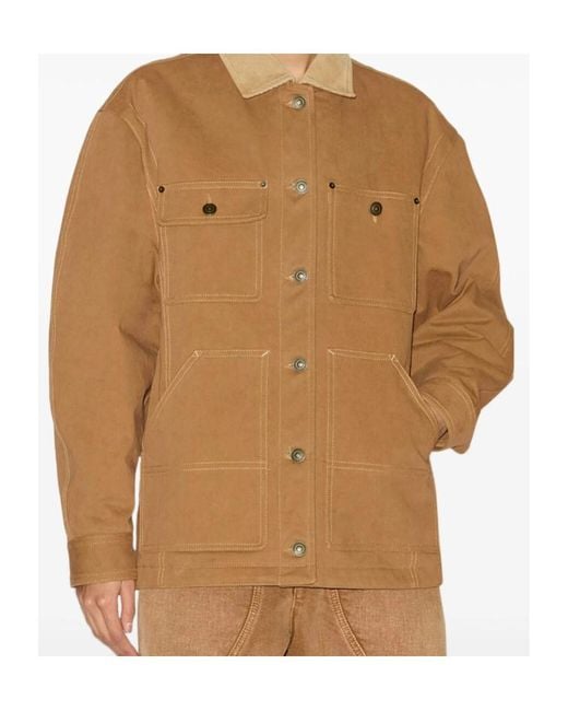 Isabel Marant Brown Long Sleeve Casual Jacket