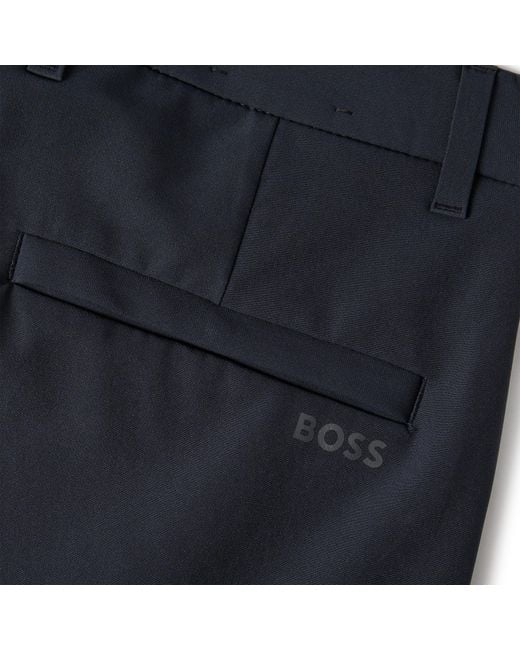 Boss Blue Simple And Casual Pants for men