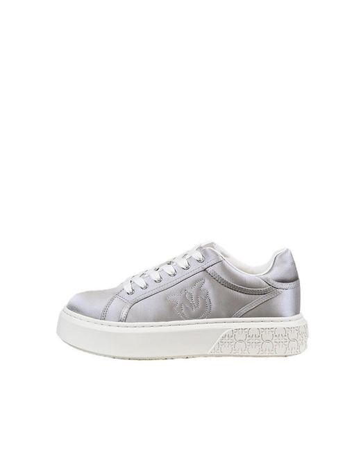 Pinko Gray Yoko 11 Sneaker