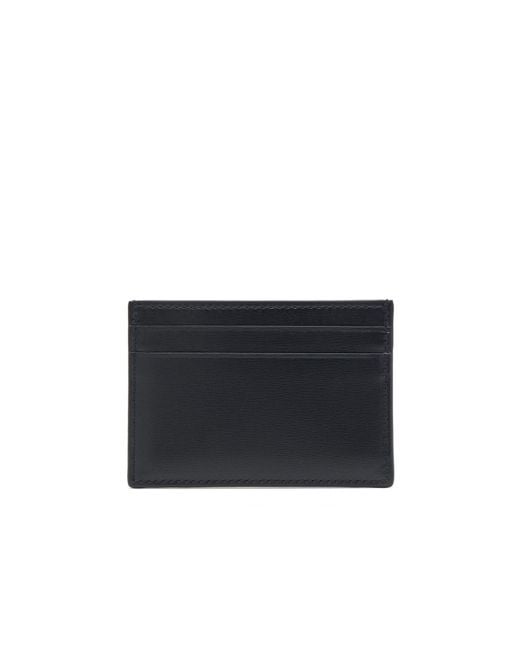 McQueen Black Logo Printed Card Holder
