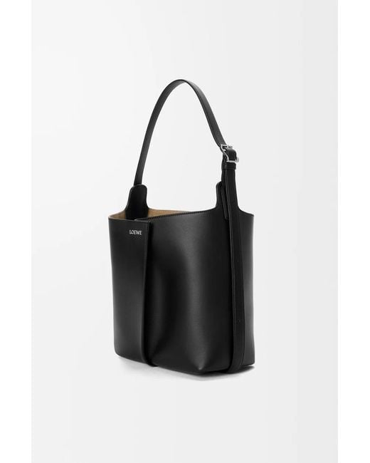 Loewe Black Bilbao Medium Bucket Bag