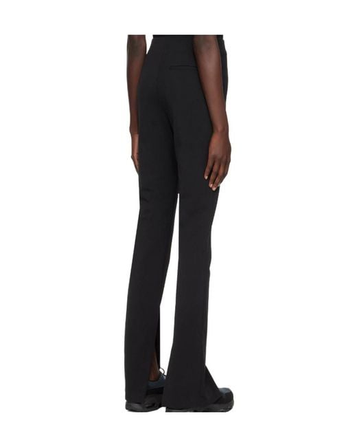 Ambush Black Straight-Leg Tailored Trousers