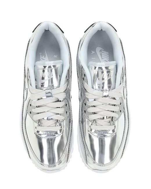 Nike White Laceup Casual Shoes
