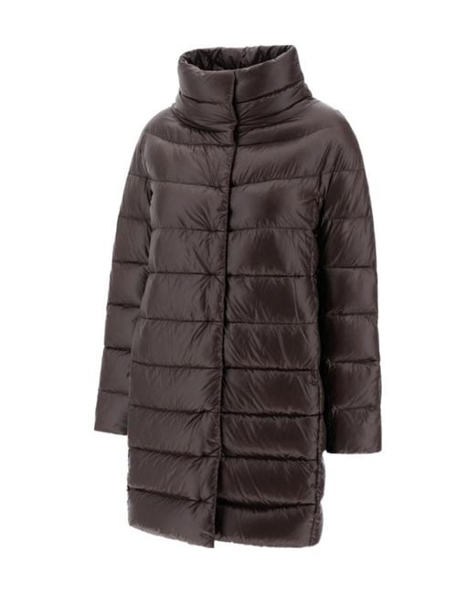 Herno Brown Long-Sleeved Down Jacket