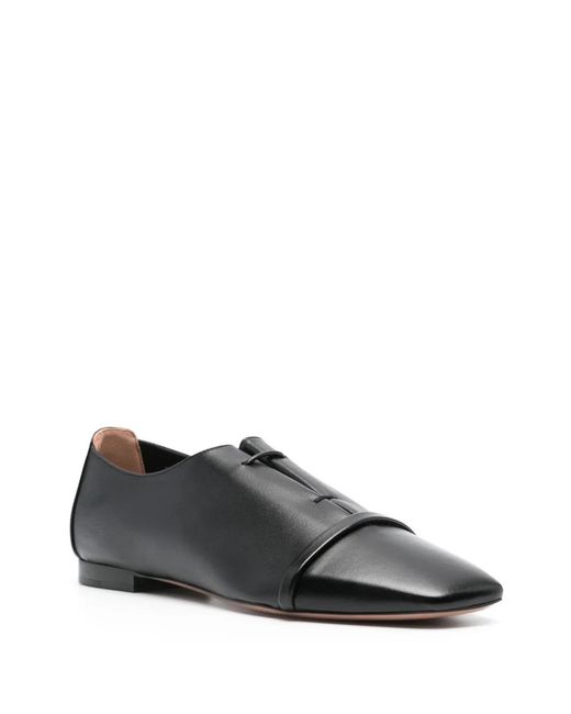 Malone Souliers Black Jean Leather Oxford Shoes
