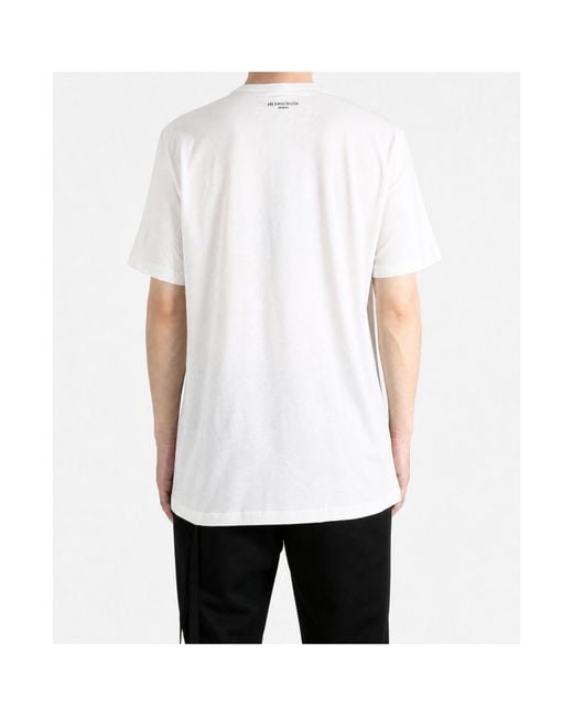 Ann Demeulemeester White Crew-Neck T-Shirt for men