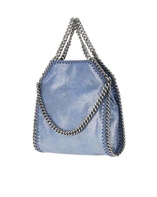 Stella McCartney Blue Chain Shoulder Bag