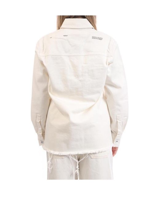 Off-White c/o Virgil Abloh White Corporate Long Sleeve Shirt