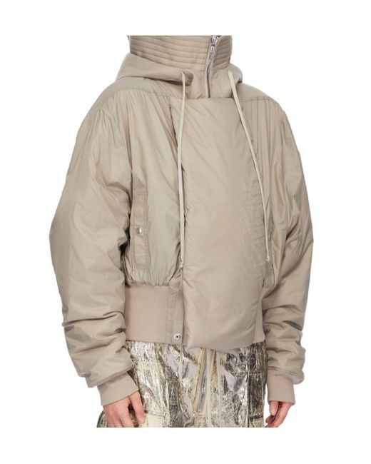 Rick Owens Gray Alice Parka Jacket