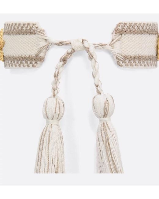 Dior White Iviera Christian Bracelet