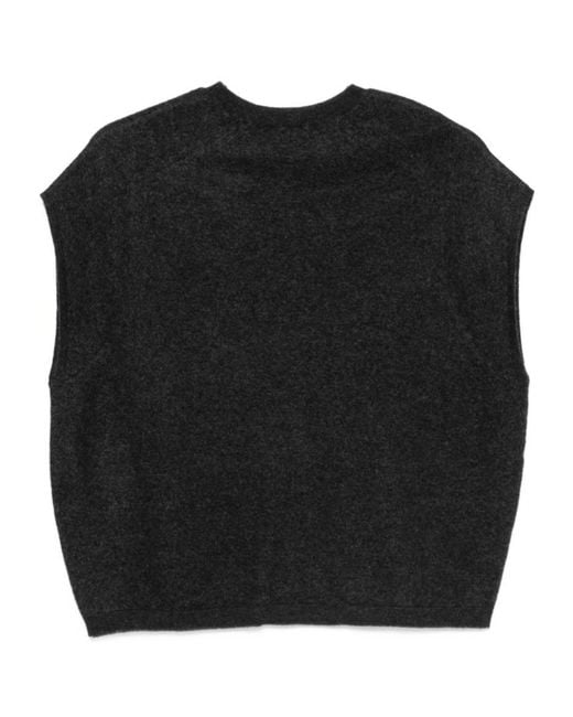 Semicouture Black Sweater Vest