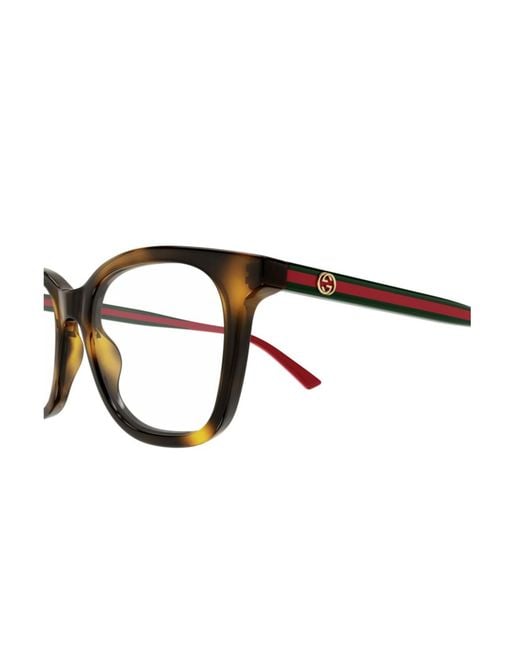 Gucci White Eyewear Square Frame Glasses