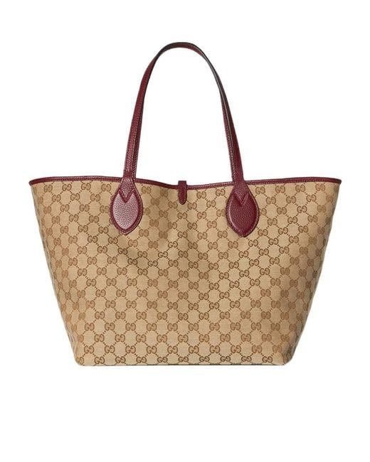Gucci Red Totissima Large Reversible Tote