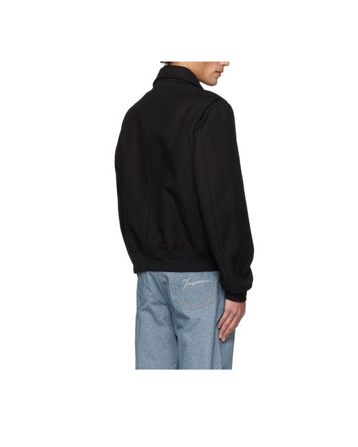 Casablanca Black Zip Pocket Jacket for men