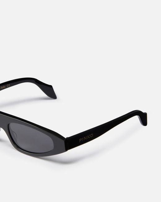 Pinko White Cat-Eye Frame Sunglasses