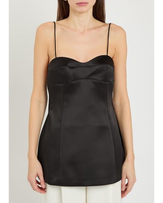 Rohe Black Satin Top
