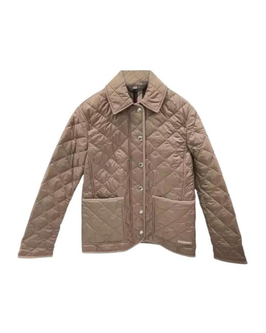 Burberry Brown Quilted Jacket