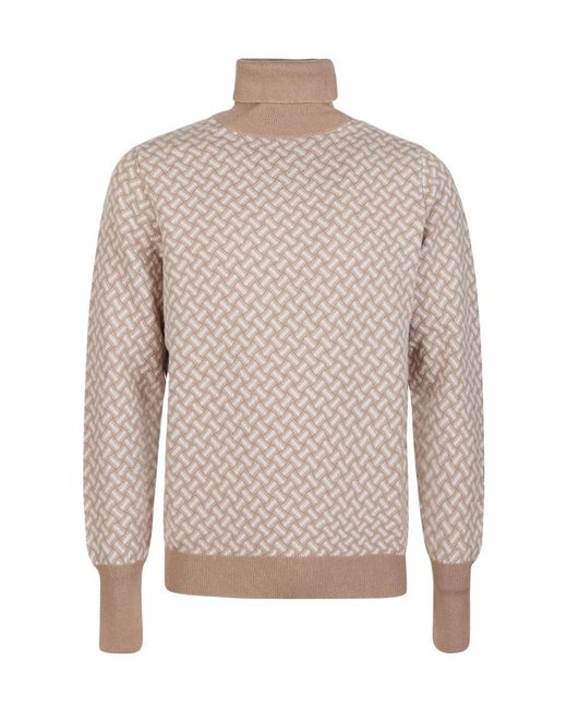 Drumohr Gray Biscottino Cashmere Jumper for men