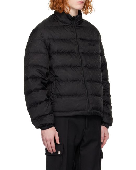 Versace Black Down Jackets for men