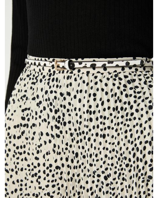 Max Mara Multicolor Studio Mstlegno Pleated Midi Skirt