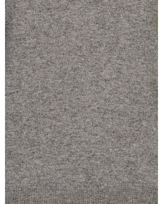 Jil Sander Gray Turtleneck Sweater