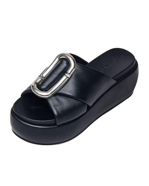 Marc Jacobs Blue The Pop J Marc Platform Sandal