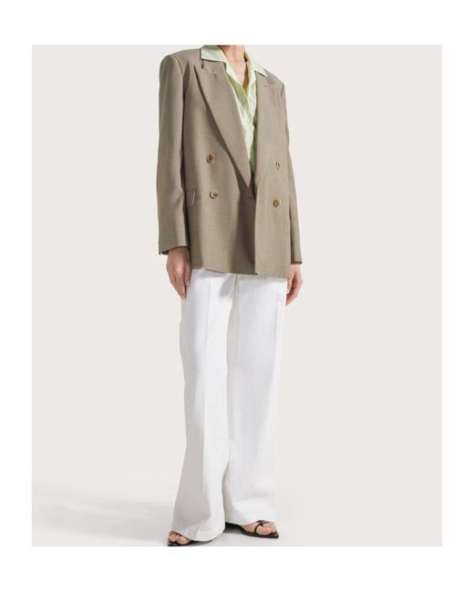 Seventy Natural Double-Breasted Jacket