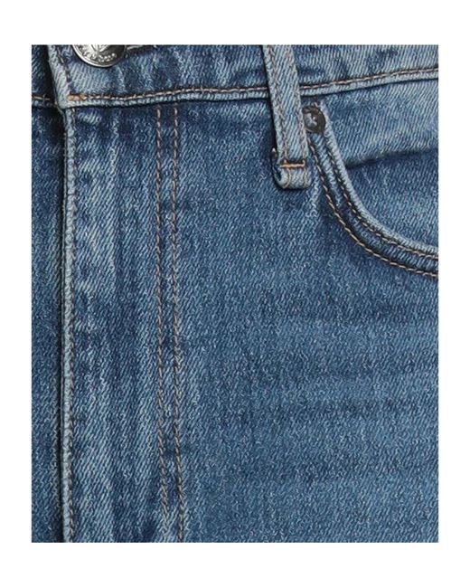 Rag & Bone Blue High-Waisted Medium Bootcut Jeans