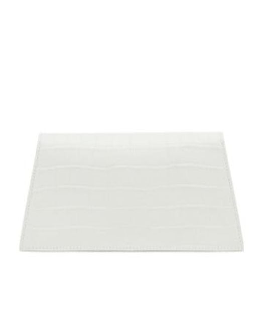 McQueen White Mini Skull Cross Body Bag