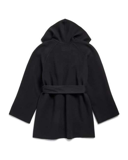 Balenciaga Black Felted Jacket